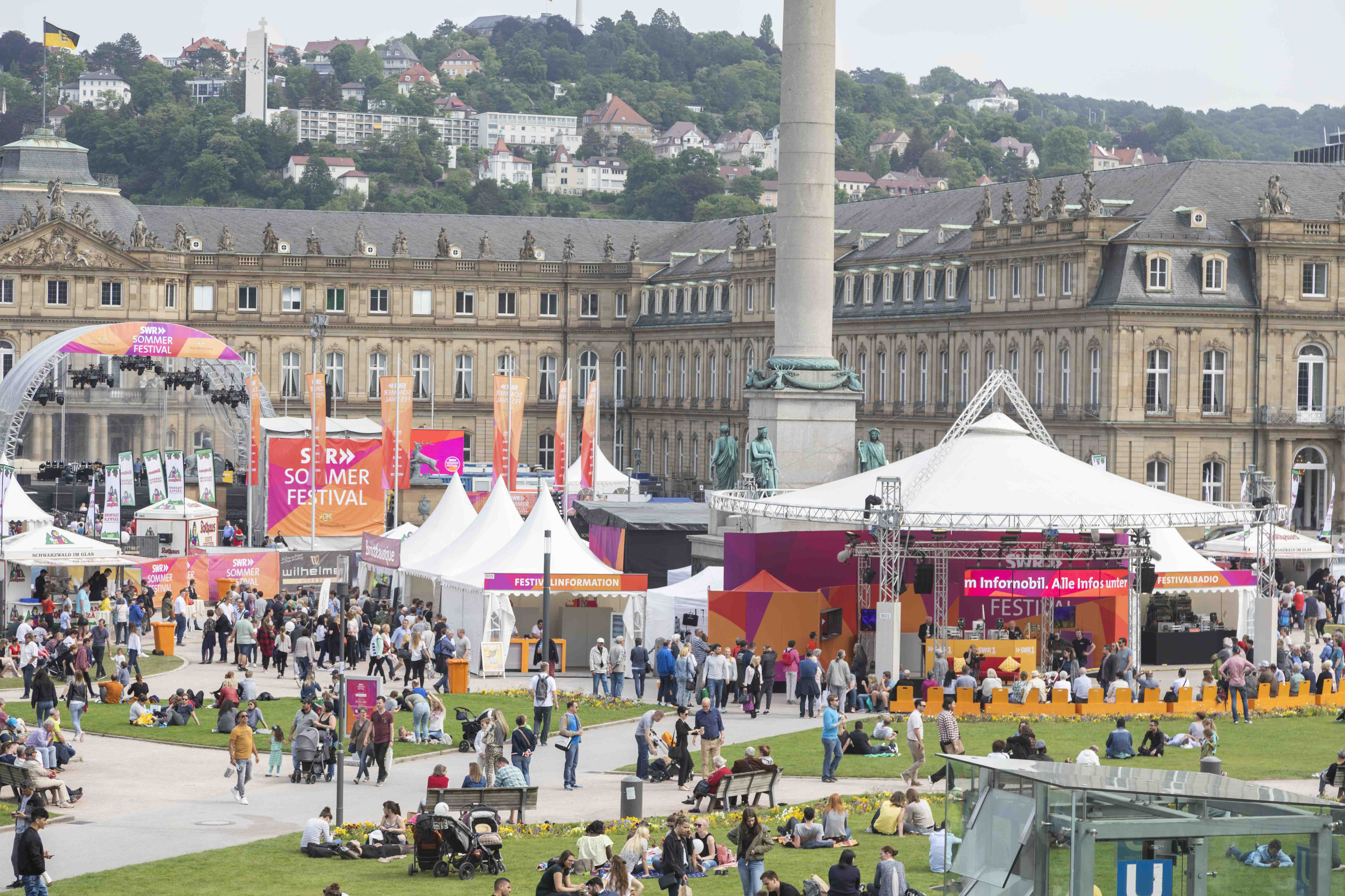 SWR Sommerfestival 2021 auf dem Schlossplatz in Stuttgart