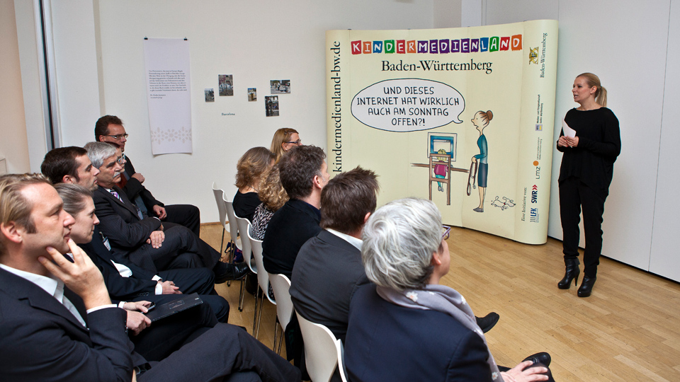 Scheckübergabe im Literaturhaus 2014