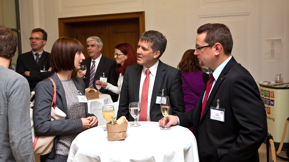 Scheckübergabe im Literaturhaus 2014