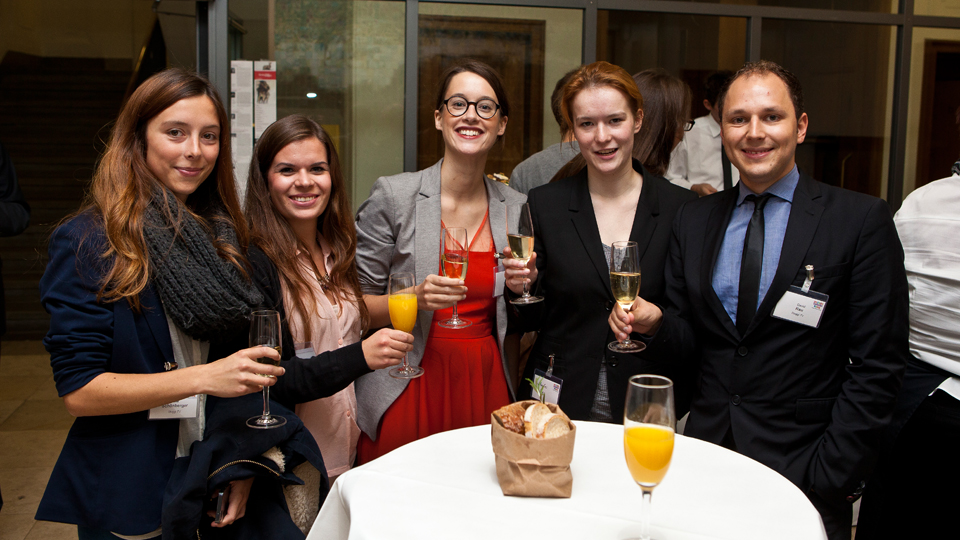 Scheckübergabe im Literaturhaus 2014