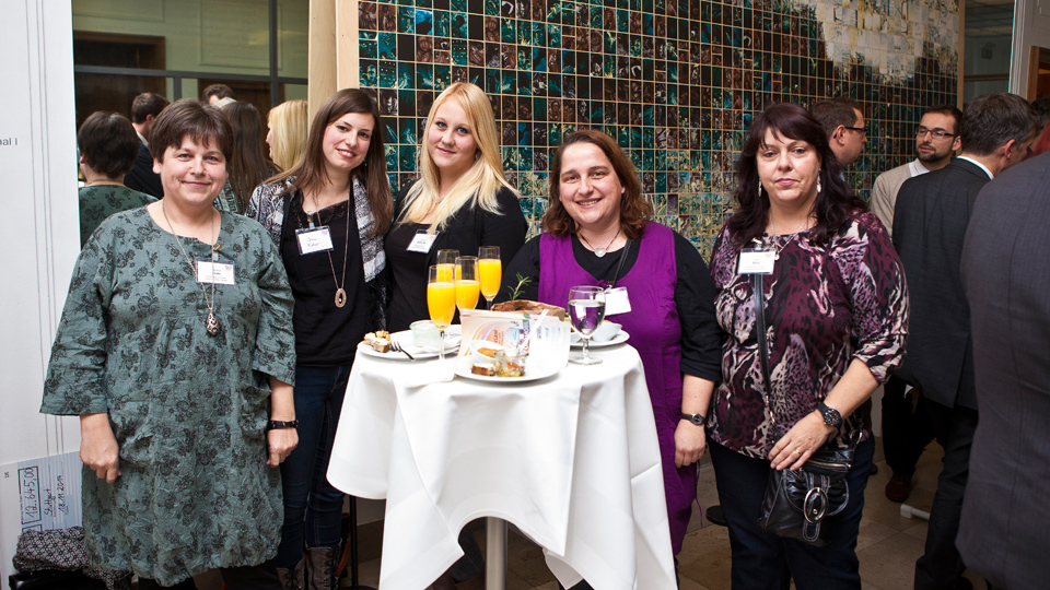 Scheckübergabe im Literaturhaus 2014