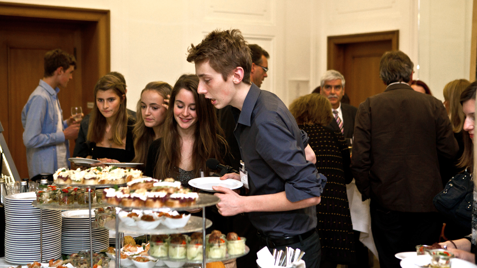 Scheckübergabe im Literaturhaus 2014