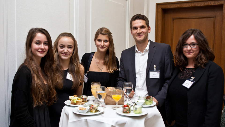 Scheckübergabe im Literaturhaus 2014