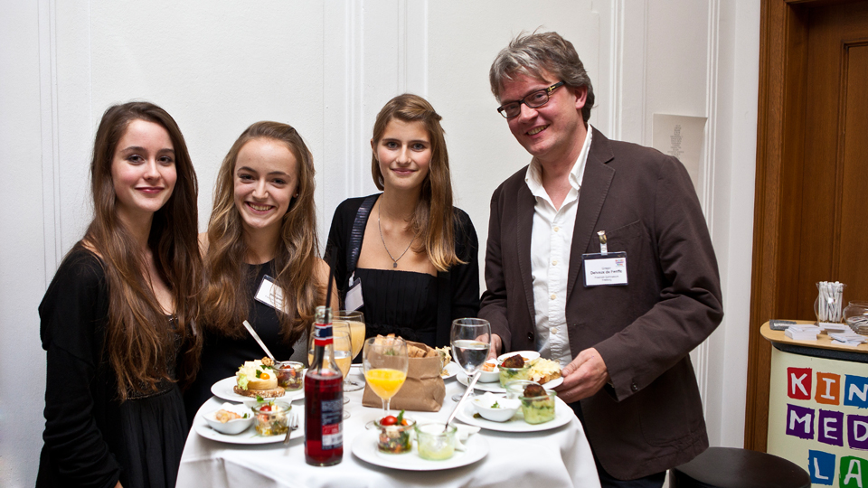 Scheckübergabe im Literaturhaus 2014